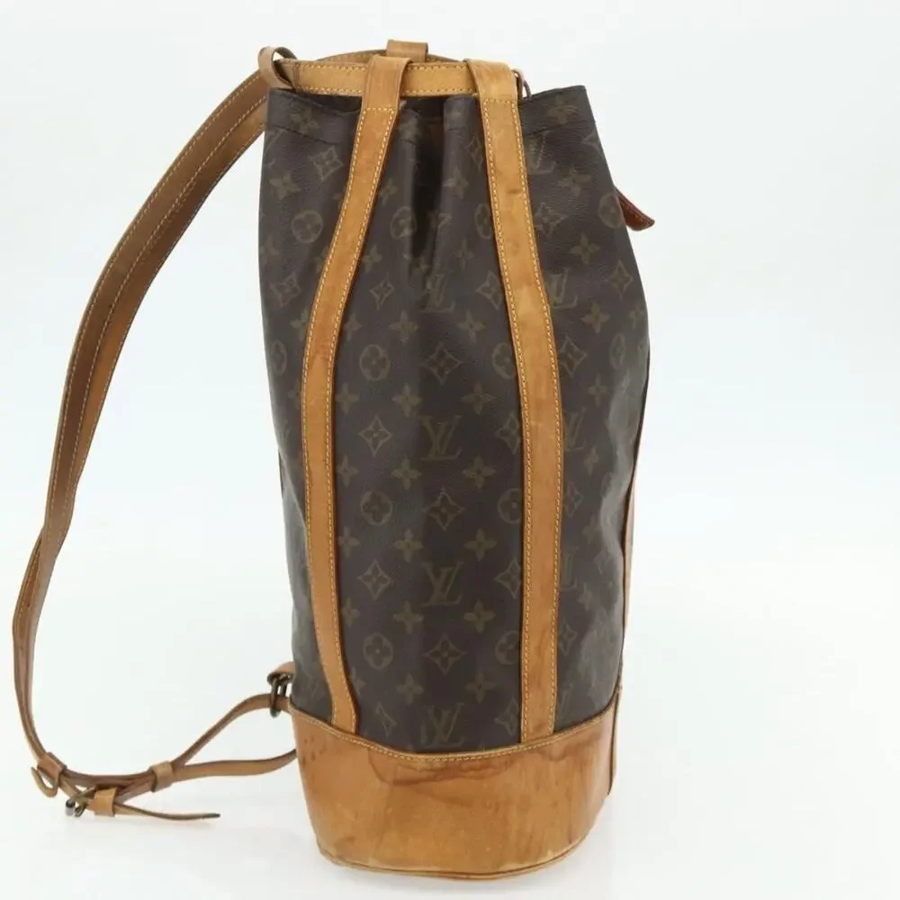 Louis Vuitton Monogram Randonnee GM Shoulder Bag Brown